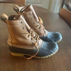 L.L. Bean Brown and Black Women's Winter Duck Boots